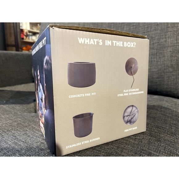 Portable Mini Firepit - NEW - box open - Picture 8 of 9